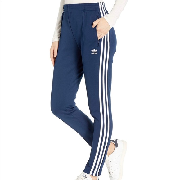 Adidas Superstar Pants in Blue